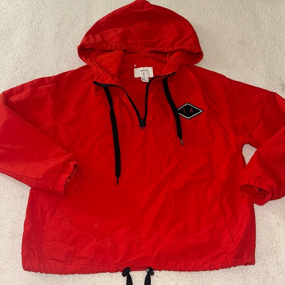 Forever 21 LA logo windbreaker jacket woman’s size small - Picture 1 of 13